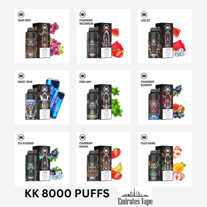 KK Energy Alien Box 8000 Puffs Disposable Vape