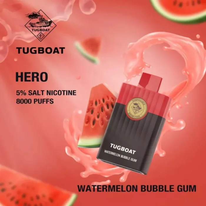 Tugboat Hero 5000 Puffs Water melon Bubble Gum 768x768 1