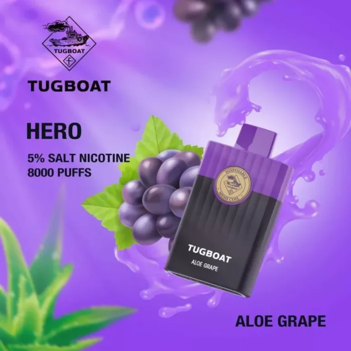 Tugboat Hero 5000 Puffs aloe grape 768x768 1