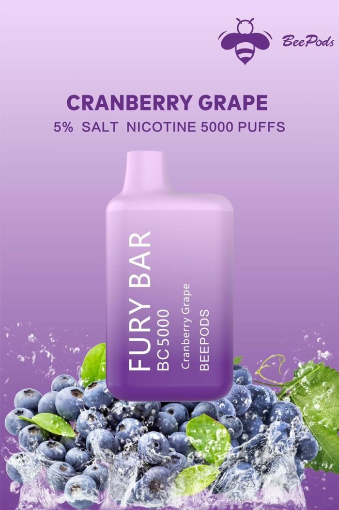 fury bar 5000 carnberry grape