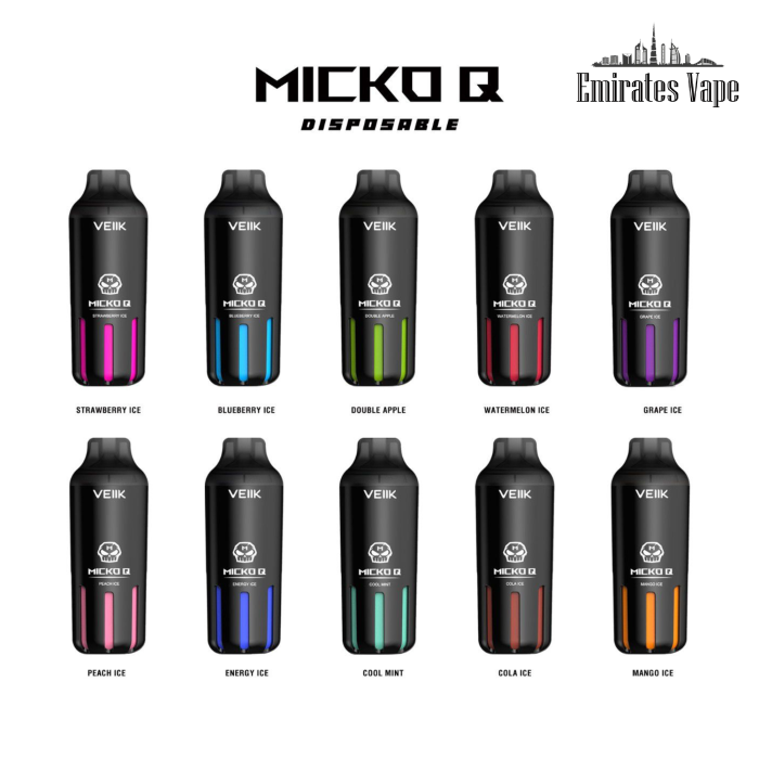 New VEIIK Micko Q 5500 Puffs Disposable Vape in UAE