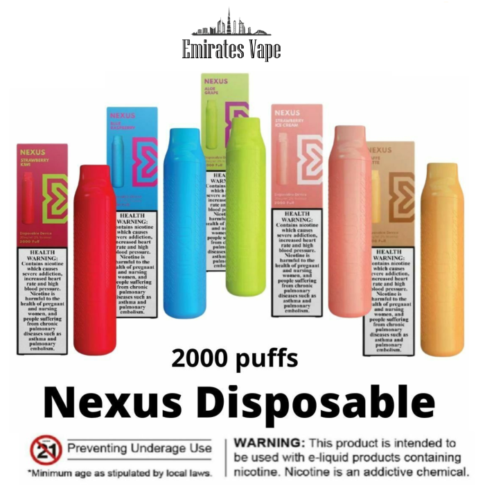 New Pod Salt Nexus 2000 Puffs Disposable Vape in UAE