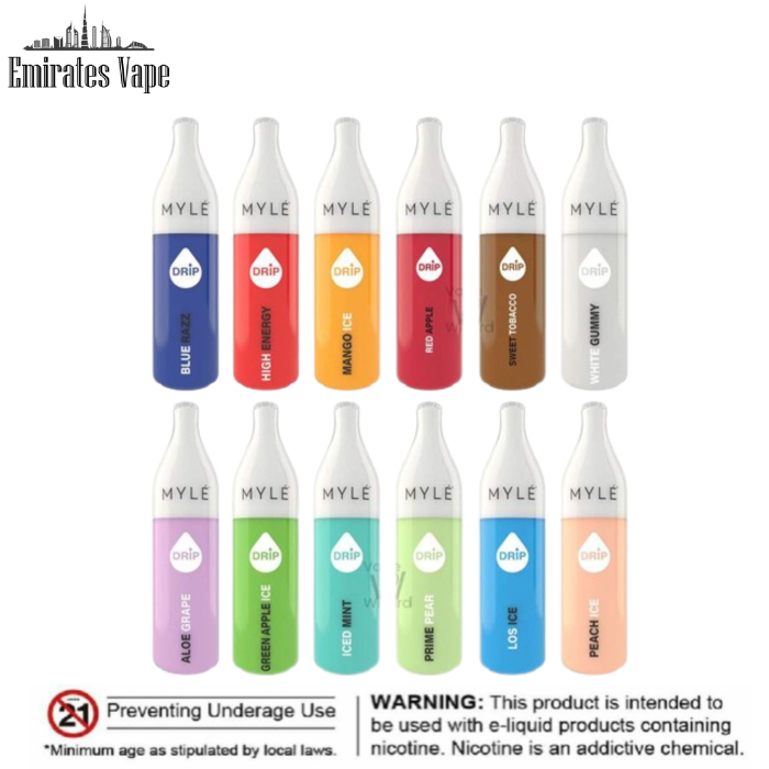 New Myle Drip 2600 Puffs Disposable in UAE