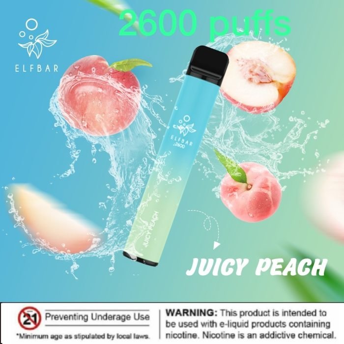 Elf bar 2600 Puffs Juicy Peach