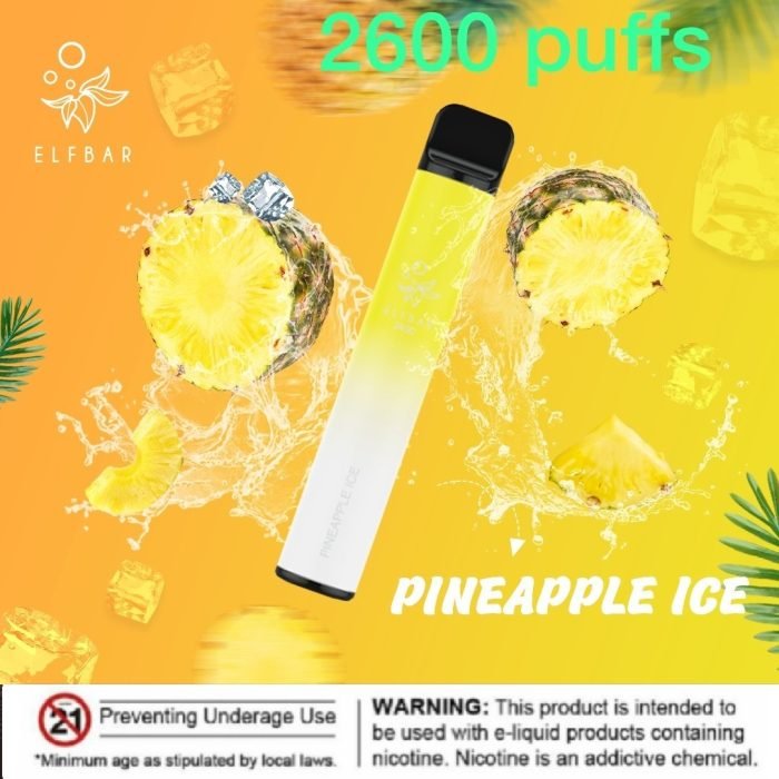 Elf bar 2600 Puffs Pineapple Ice