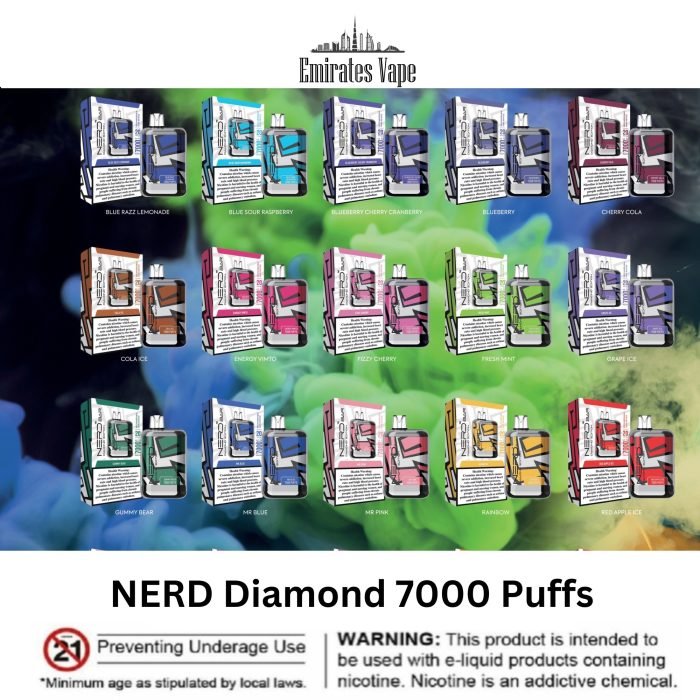 NERD Diamond 7000 Puffs Disposable Vape